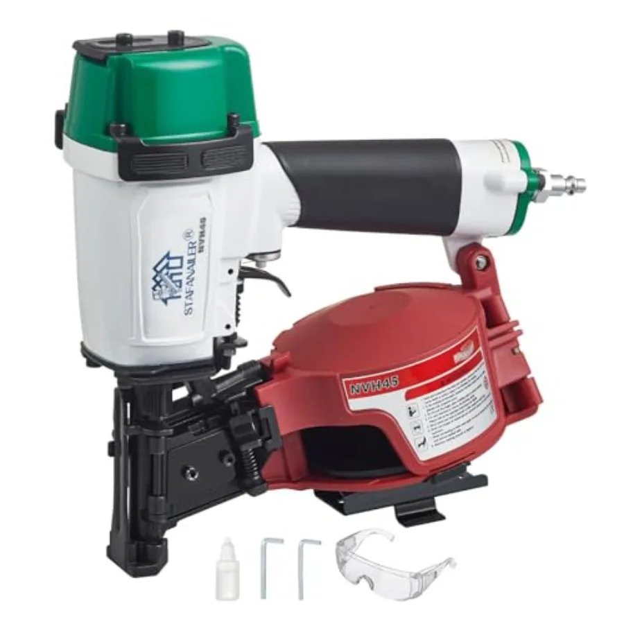 

Mexican Style NVH45 Roofing Nailer Roofing Nail Gun for Roofing Constructions with High-Speed Pneumatic Operation Accepts 15-De
