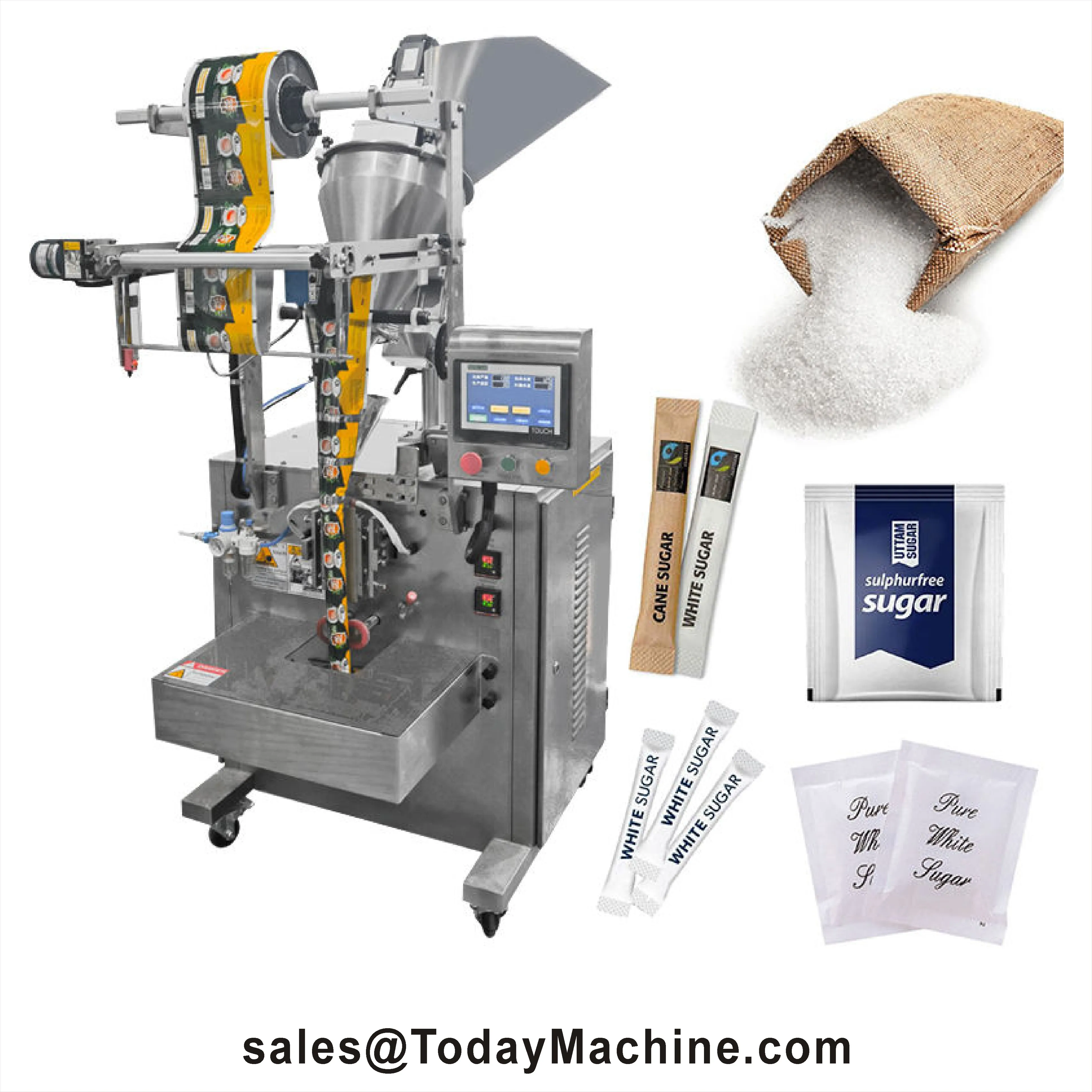 Automatic Sachet Packaging Machine Powder Vertical Form Fill and Seal Packing Machines Prices