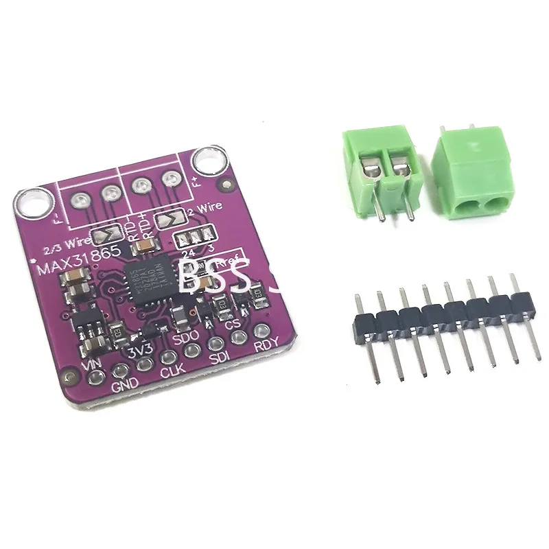 MAX31865 Platinum Resistance Temperature Sensor Detector Module Temperature Acquisition RTD/PT100-PT1000 Module Sensor