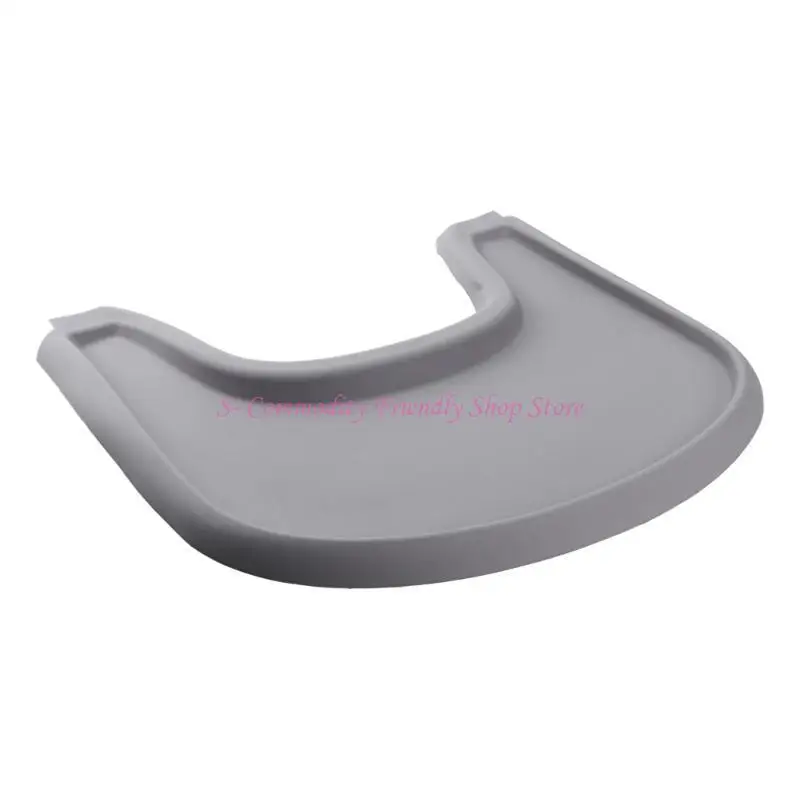 

85AE Non Slip High Chair Tray Silicone Mat Hassle Feeding Solution Protective Cushion Pad Solid for Stokke High Chairs