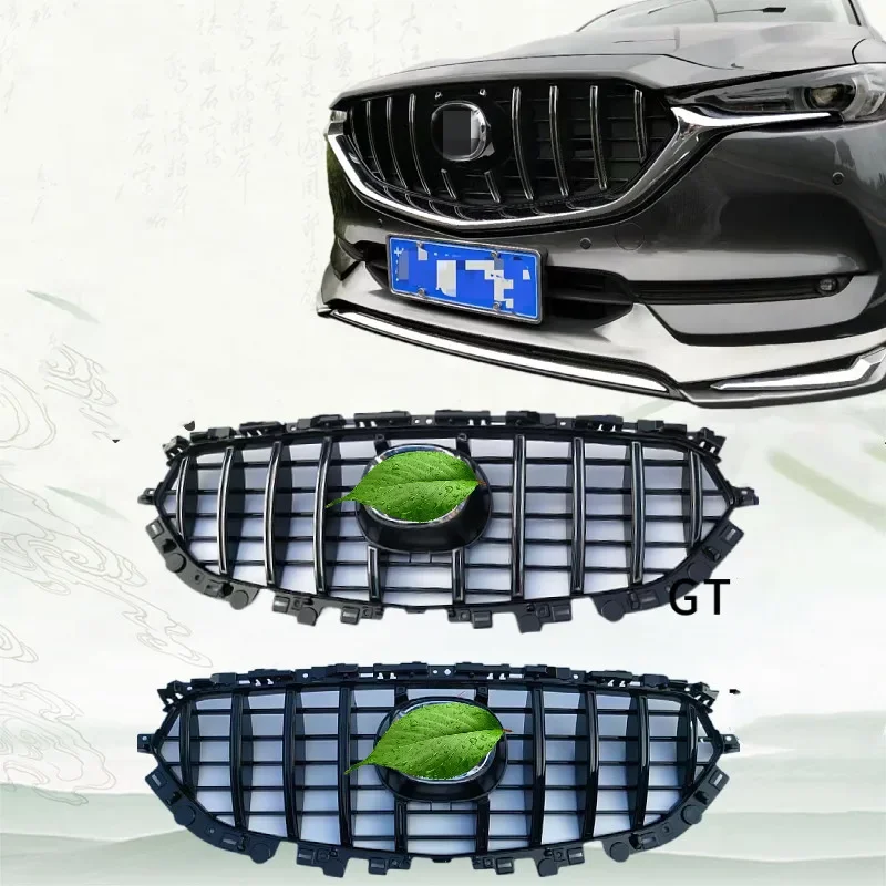 

Front Bumper Grill Mask Radiator Grille for Mazda Axela ATENZA GT CX4 CX5 17-20 Racing Grills Car Exterior Accessories
