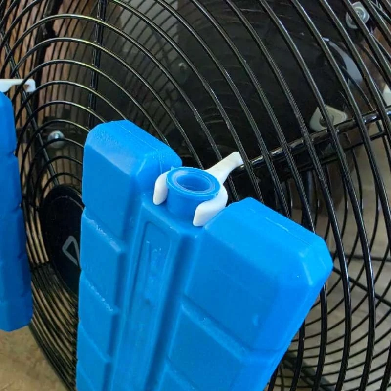 Clip de fixation pour poche de glace pour support de ventilateur, pour la maison, soulagement de la chaleur estivale, optimisation du flux d'air