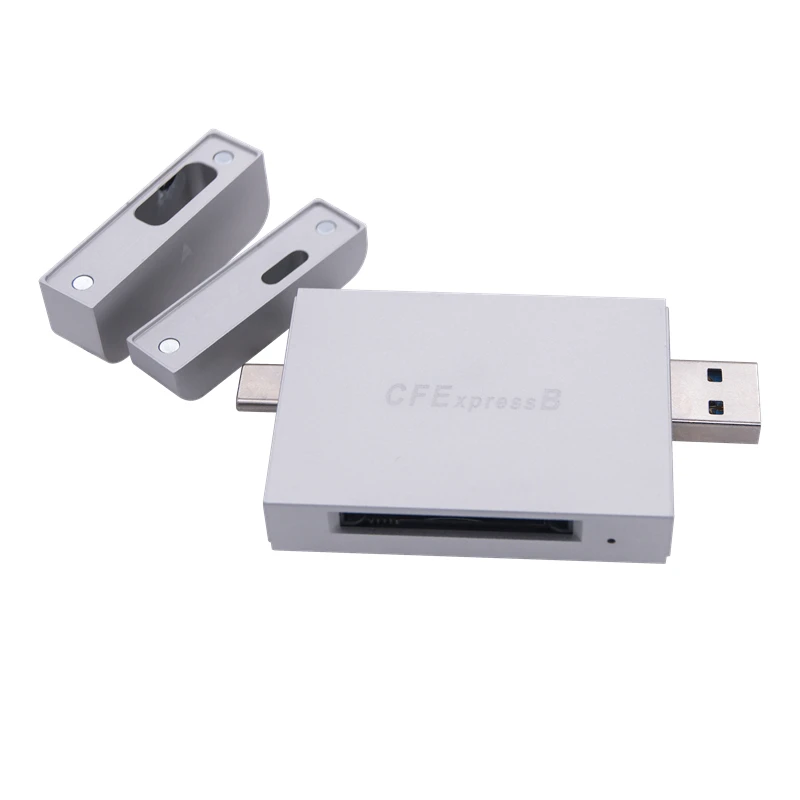 Lector de tarjetas USB CFexpress tipo B, adaptador de tarjeta de memoria para PC, teléfono, cámara, R5, Z7, Z6, USB 3,1 + tipo C, USB 3,2, Gen2, 10Gbps