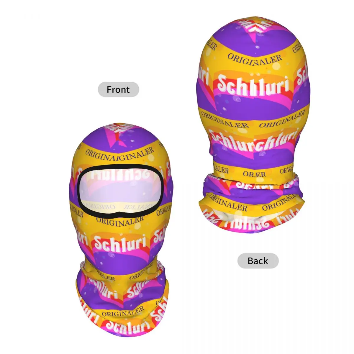 Paulaner Spezi Parody Original Schluri Breathable Thin Balaclava Full Face Mask Sun Protection Neck Gaiter For Fishing Outdoor