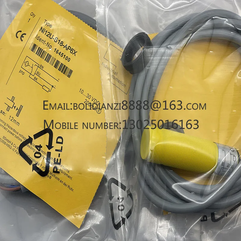 Nieuwe naderingsschakelaarsensorNI12U-S18-AP6X NI12U-S18-AN6X