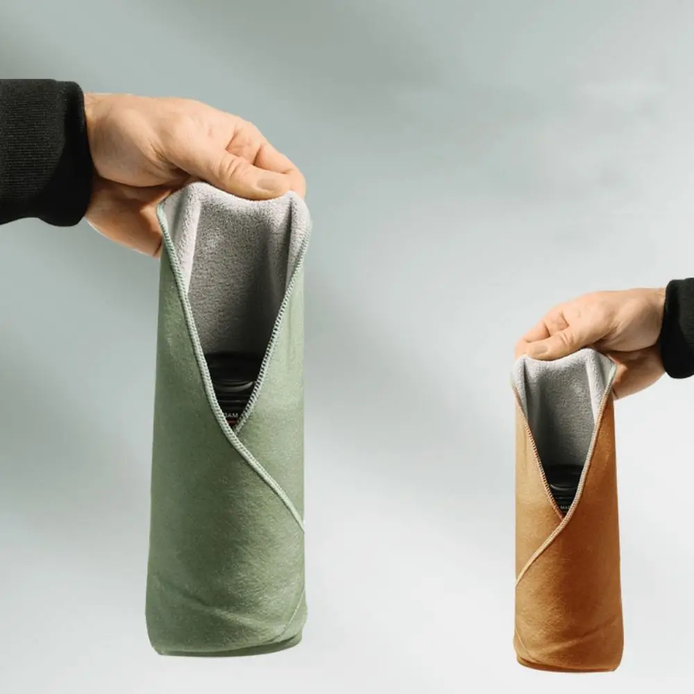 Plush Photography Camera Protective Wrap Wear Resistant Sticky Cloth Camera Inner Bag Outdoor Travel Camera Lens Protective Case