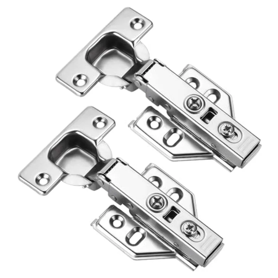 

40 Pack 20 Pairs Frameless Soft Close Cabinet Hinges European Cabinet Door Hinges 35mm Cup Concealed Kitchen Cabinet Hinges