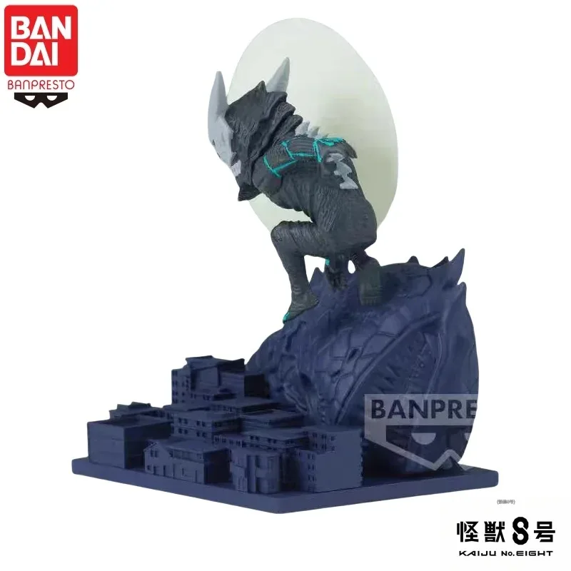 Em estoque original bandai banpresto kaijuno.8 kafka hibinoaction anime figuras de ação modelo brinquedos ornamento de mesa coletar presentes