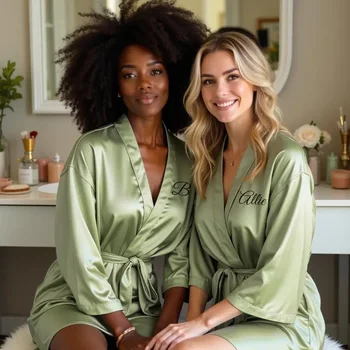 Robes de demoiselle d'honneur personnalisées nom personnalis...