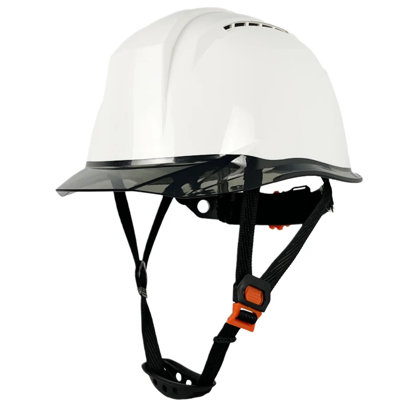 Imagem -06 - Capacete Europeu da Segurança do Trabalho Industrial para Homens Borda Clara Visão Grande Chapéu Duro da Construção Escudo do Abs Tampa da Isolação ce En397