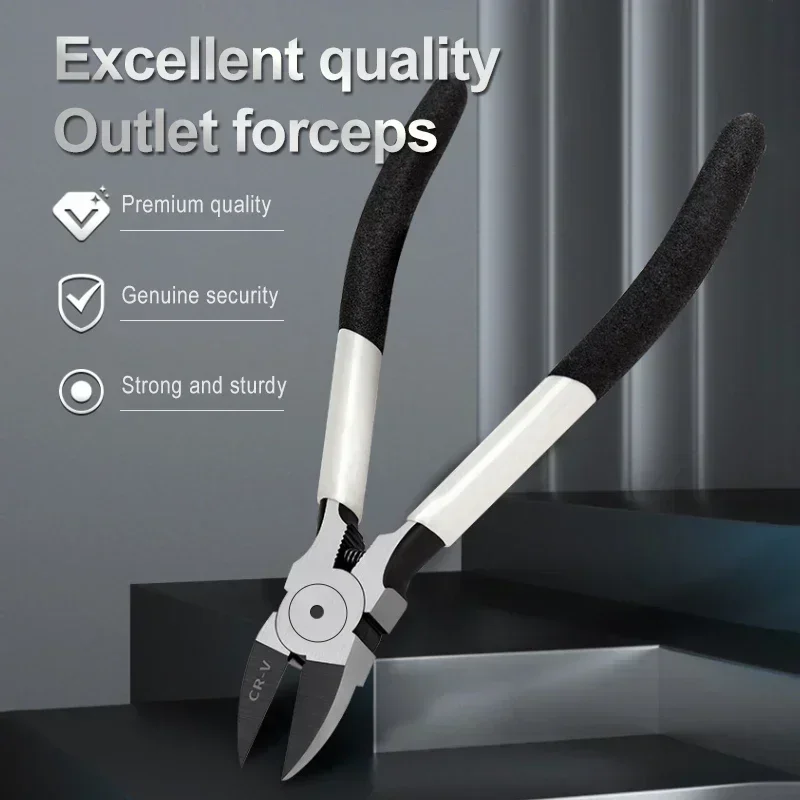 6 Inch Cr-V Mini Electronic Wire Stripping Pliers Diagonal Pliers Side Cutter Plastic Cable Nipper DIY Repair Tools