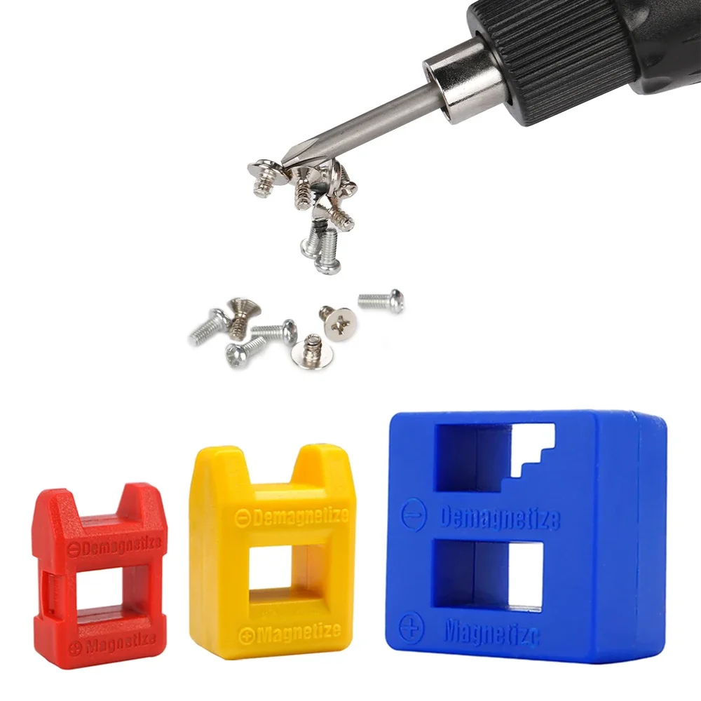 1 PC High Quality Blue Screwdriver Magnetic Pick Up Tool Magnetizer Demagnetizer Tool Screwdriver