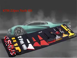 KTM 23pcs Car Wrap Accessories Vinyl Wrap Car Tool Kit Auto Carbon Film Vinyl Install Scraper  Window Tints Squeegee Set