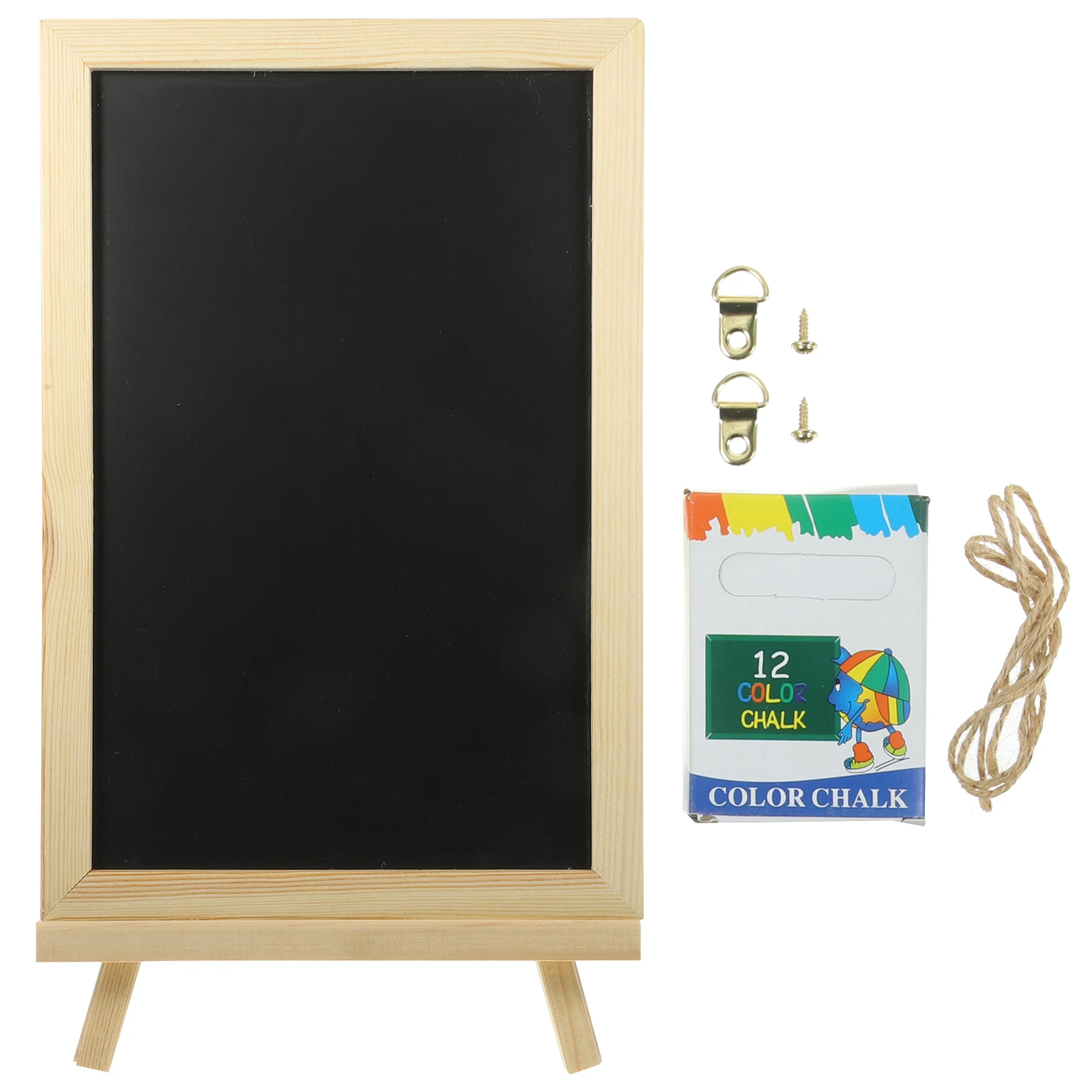 

Multifunctional Blackboard Stand 20x30 Double Sided Magnetic Wood Reusable Chalkboard Message Board Display Price Sign