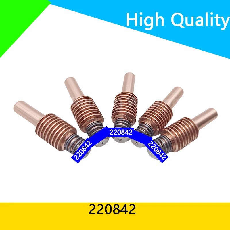 10 Stuks Hoge Kwaliteit Powermax105 85 65 45xp Plasma Snijden Verbruiksartikelen 220842 Elektrode Voor Plasma Toorts