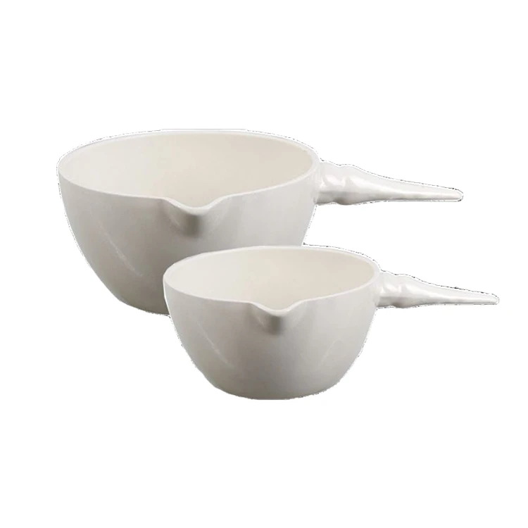 Ceramic Porcelain Evaporating Dish with Handle for Lab Use