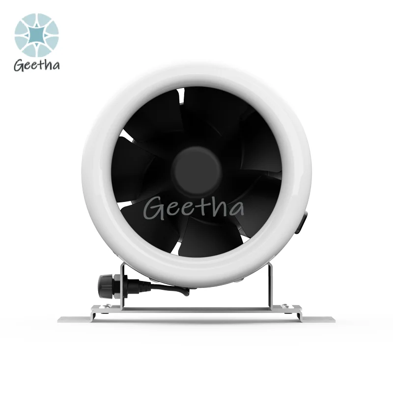 Exaustor de impulsores duplos com design de motor a jato de 6 polegadas