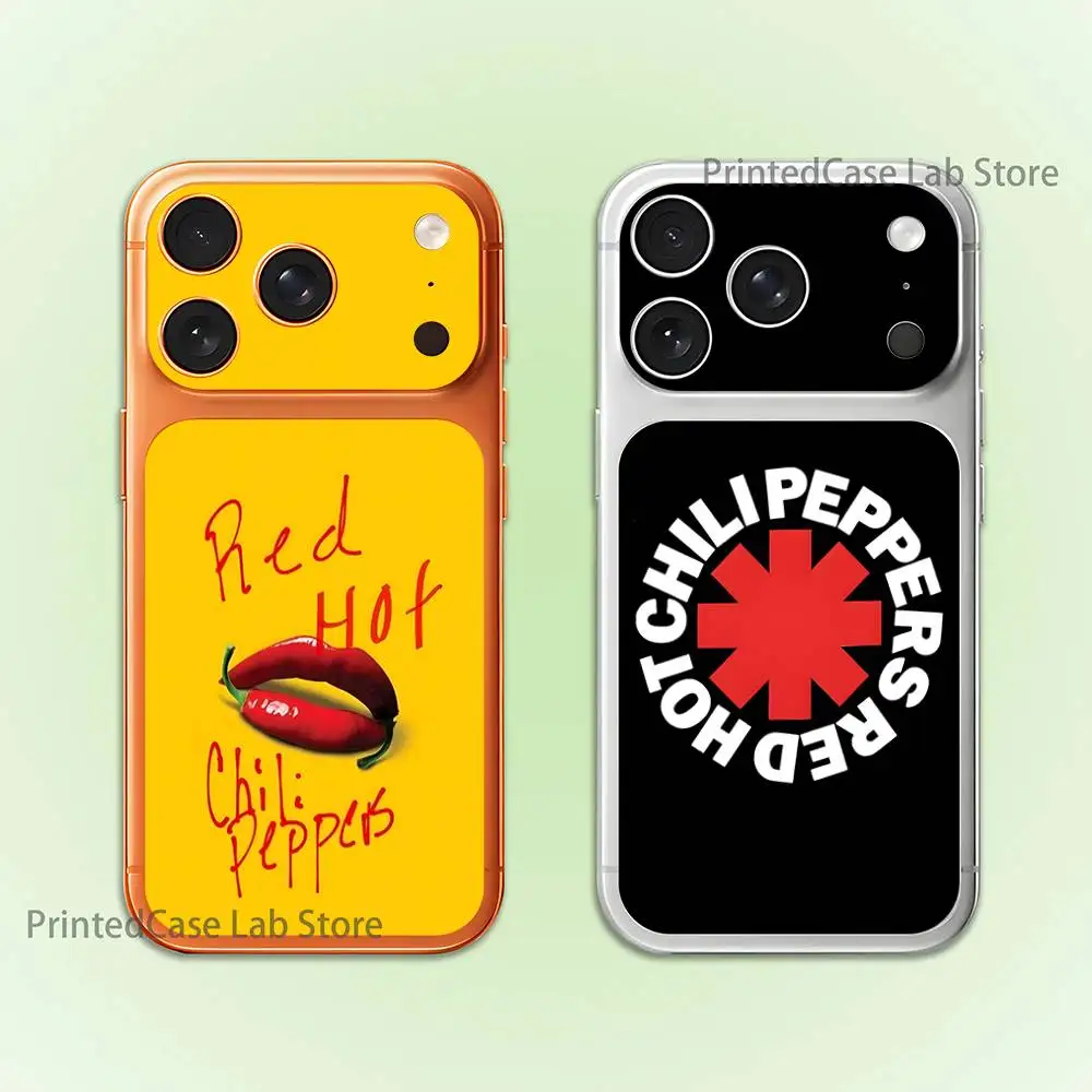 R-Red H-Hot C-Chili P-Peppers Back Films Phone Skin Back Stickers Decorative Film for 17,18 Pro Max Sreen Protector