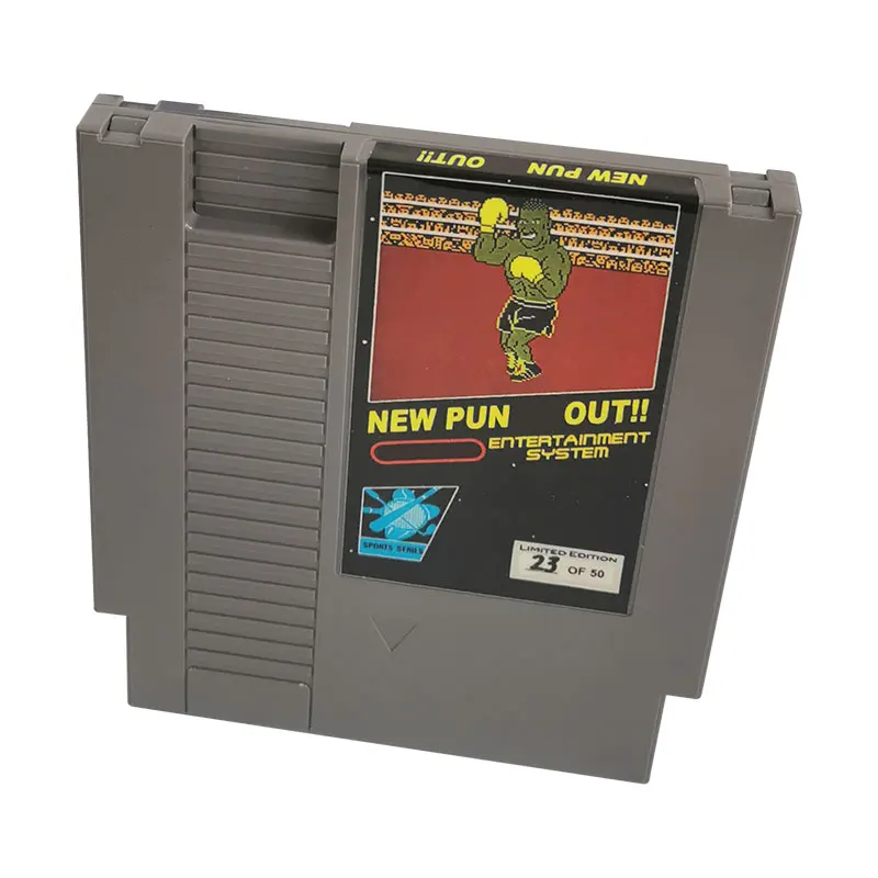 NEW Punch-Out!! - Pal and USA Version Cartridge 8 bit Video Game Cart Famicom Single Card For 72 Pins NES Classic Console