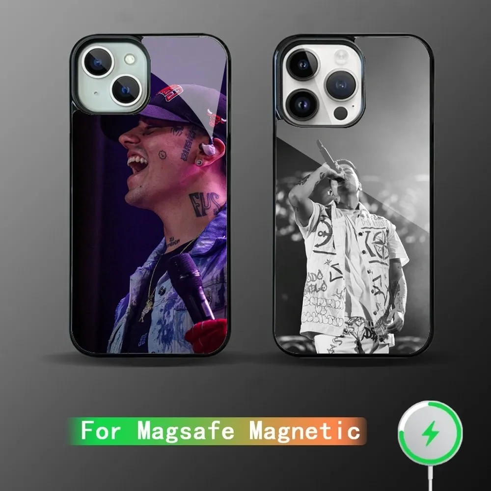 Duki Rapper Phone Case Strong Magnetic For IPhone 15 14 13 Pro Max 11 12 Mini Alex Mirror For Magsafe Wireless Charging Cover