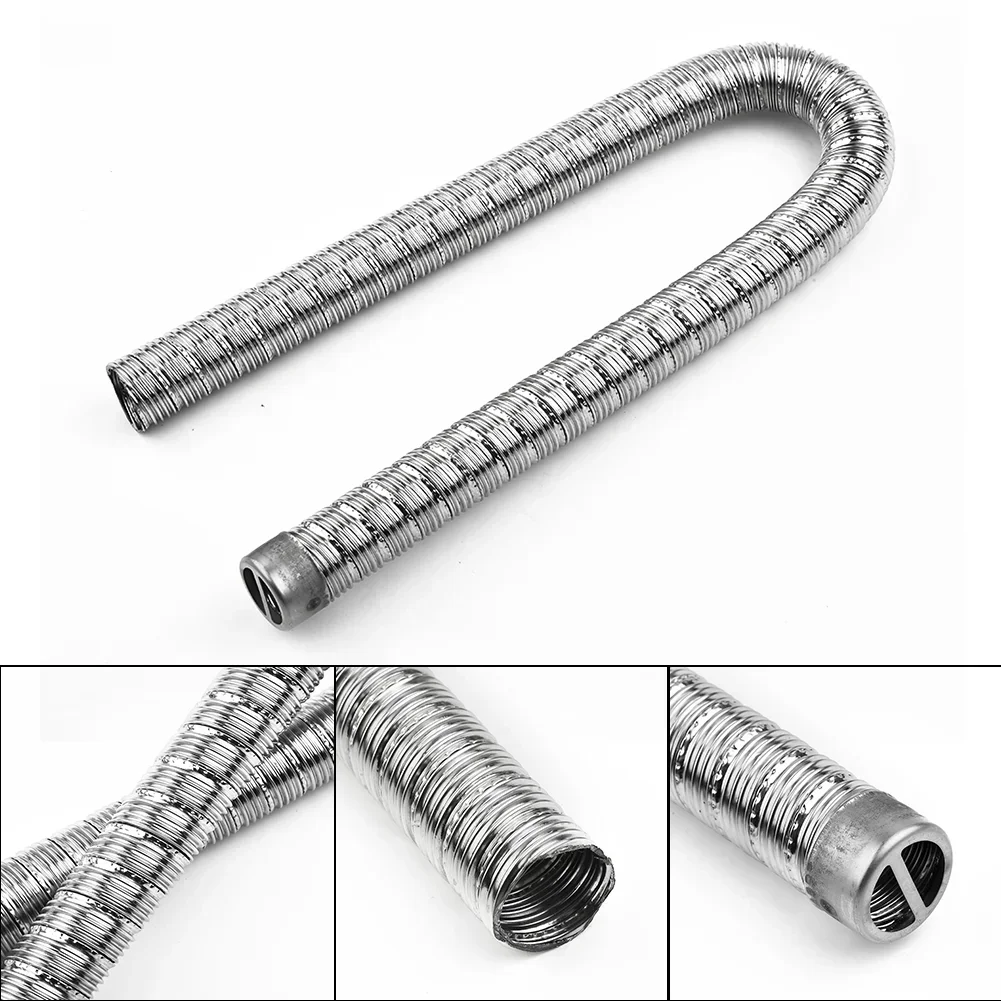 60cm 22mm Exhaust Hose Pipe Tube Stainless Steel Air Diesel Exhaust Pipe Cap For Webasto For Eberspacher For Airtop 2000S/2000ST