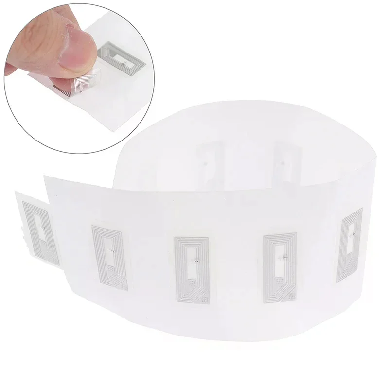 50PCS NTAG213 Self Adhesive NFC Tags Stickers 144B Blank Rewritable 13.56MHz for NFC Enabled Smart Mobile Phones
