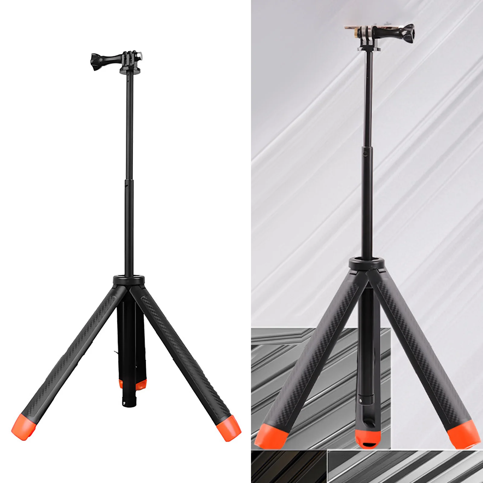 Schwimmfähiger Selfie-Stick Stativ Weitgehend Kompatibel Multifunktional Ausziehbar 4-in-1 Action-Kamera Selfie-Stick Stativ für X4 X3 Pro2