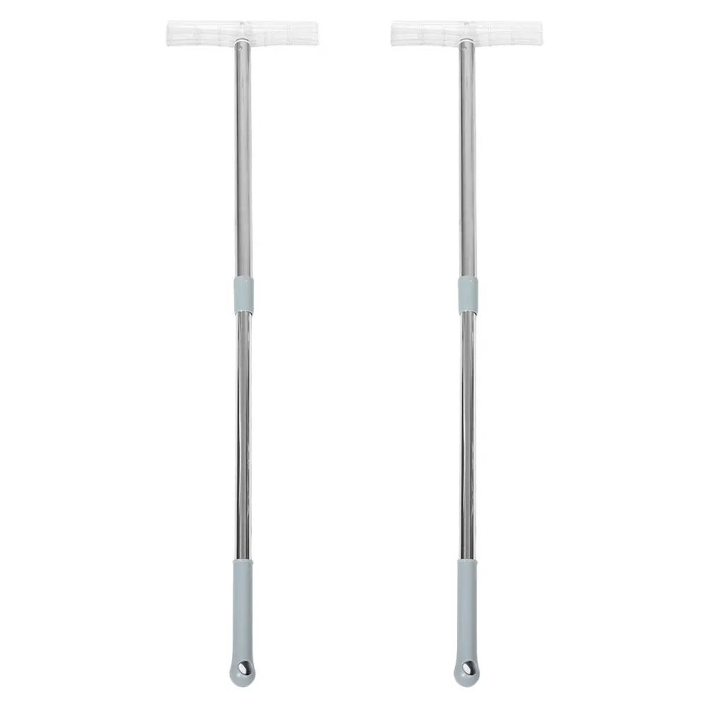 

2Pcs Telescopic Handheld Sign Holder Stainless Steel Extendable Pole for Exhibitions Parades Sports Meetings Airport Greeting