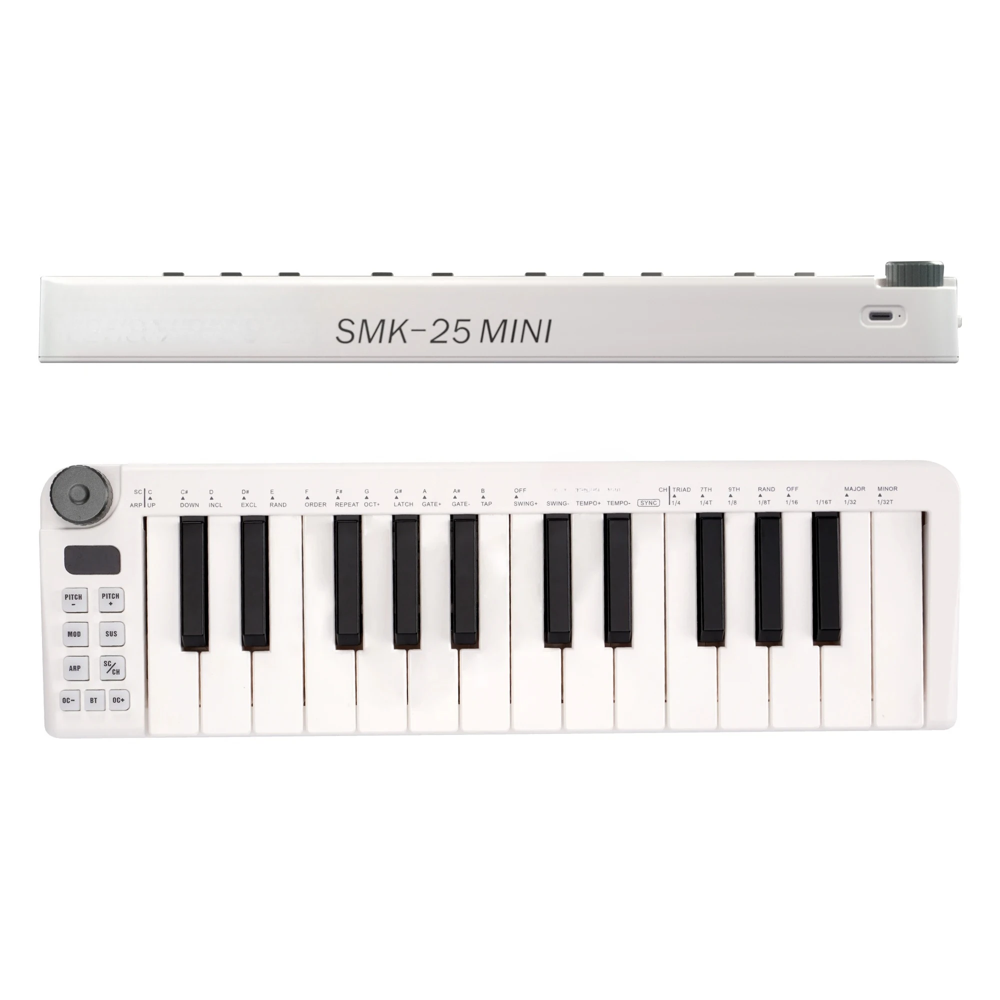 Wireless Keyboard Mini - Klawiatura MIDI SMK-25 Mini, 25 klawiszy