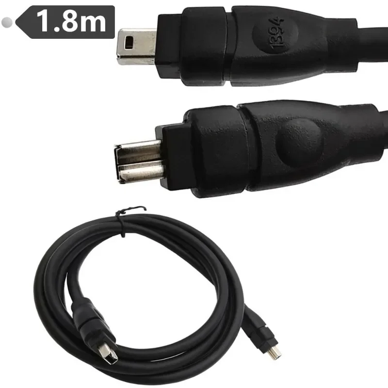 FireWire 400 Cable Cord 4 Pin to 4 Pin Male to Male DV Cable Firewire 400 IEEE 1394 Cord for Computer Laptop PC to Camcorder
