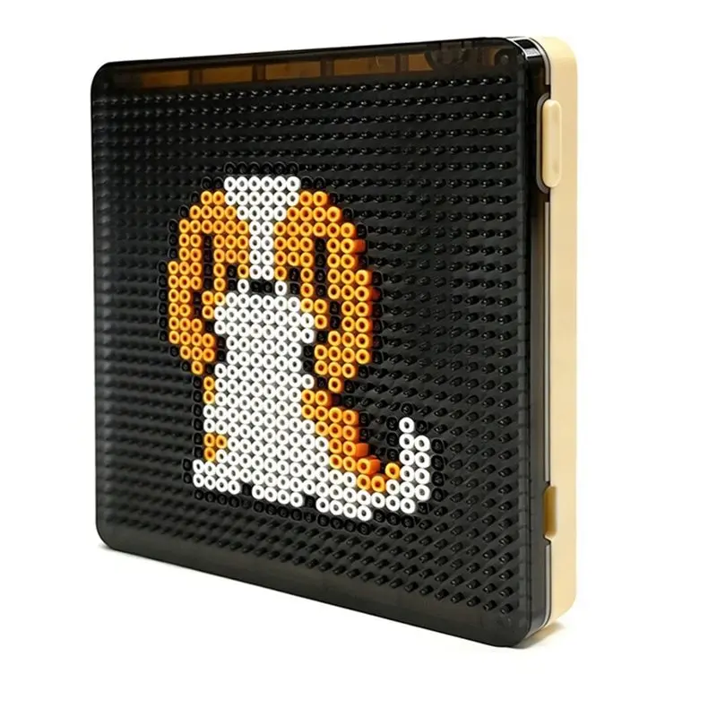 WORTHOWN-LED Smart Fuse Bead Pegboard Bluetooth APP Animation Control Pattern Light Board Pixel Art Tray For DIY Gift