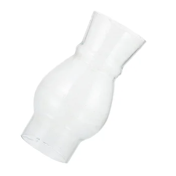 Abat-jour de remplacement à l'huile de verre de lampe, bougie transparente au kérosène, globes de lumière, tube de support d'intervalles, tendance