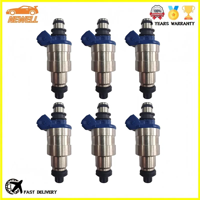 

4/6pcs 195500-1280 Fuel Injector For 1988-1989 Ford Probe Mazda 626 MX-6 2.2L Mazda 929 3.0L For 1991-1994 Mercury Capri 1.6L