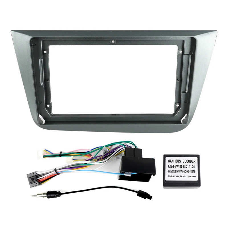 2 Din Car Radio Fascia for Seat Altea 2004 2005 2006 2007 2008 - 2015 Installation Frame Panel DVD Face Plate Trim