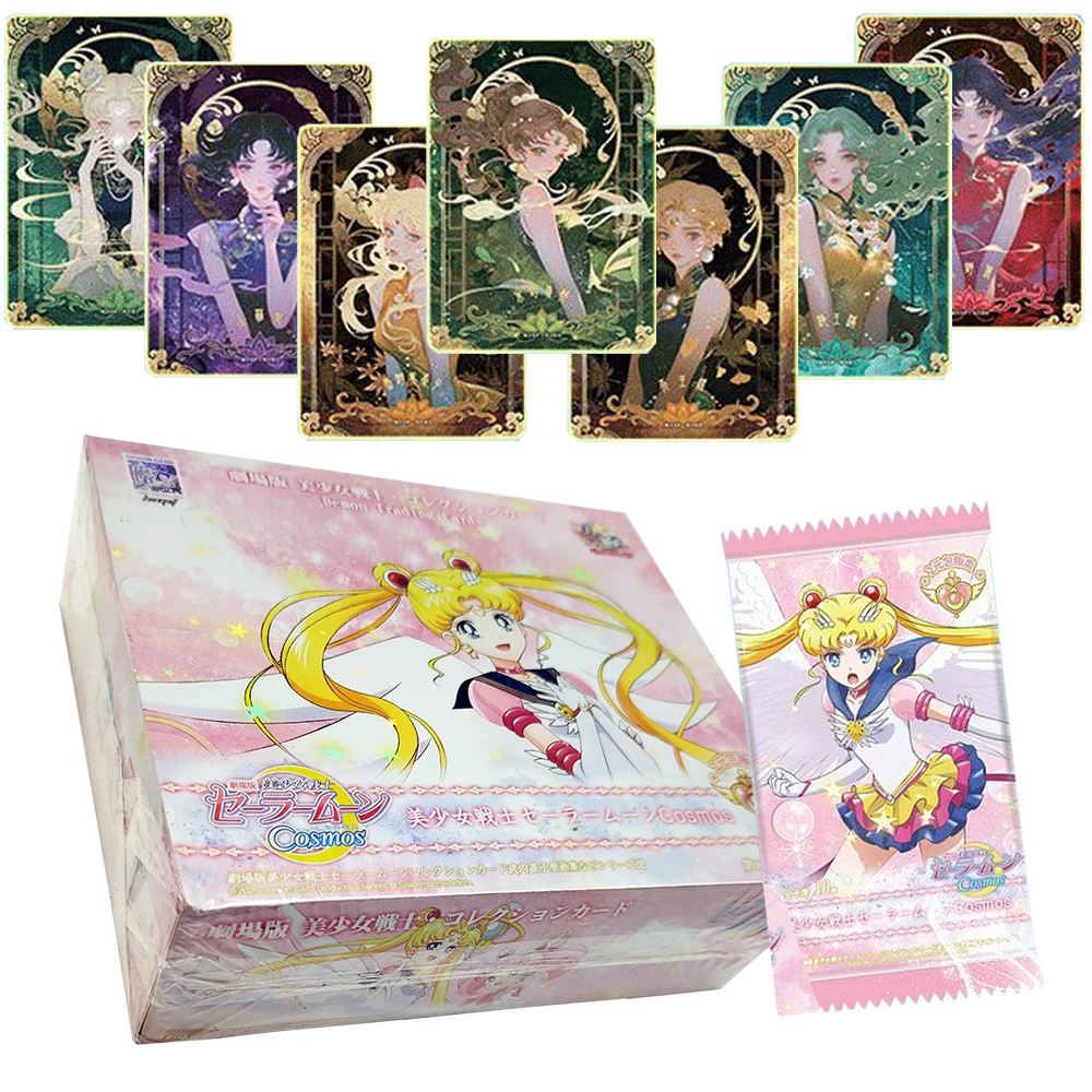 

Sailor Moon Collection Card Magic Girl Transforms Into Battle Anime Exquisite Art Illustration Series Cards Fun Birthday Gifts