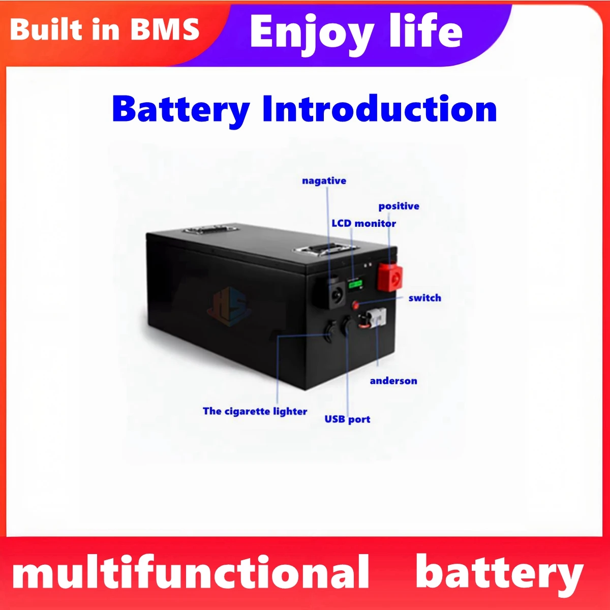 JK 24V Lifepo4 100Ah 200Ah 300Ah500Ah 600Ah 800Ah 1000Ah Lithium Battery for Inverter 2KW Solar System RV Outdoor Portable power