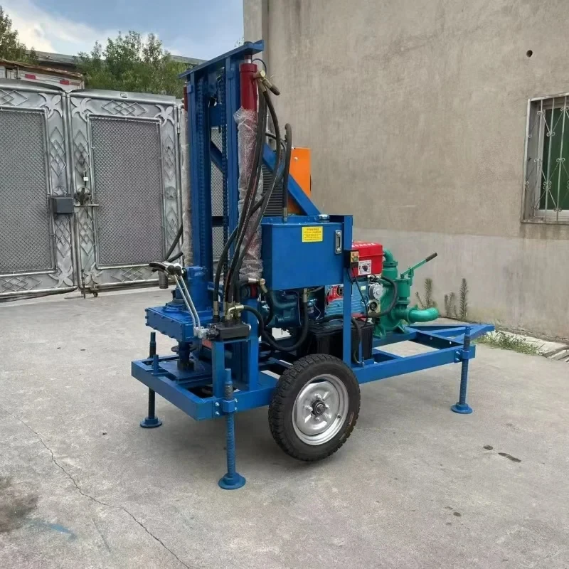 200M High Efficiency And Easy To Operate Hydraulic Machine Water Well Drilling Rig For Sale view 5