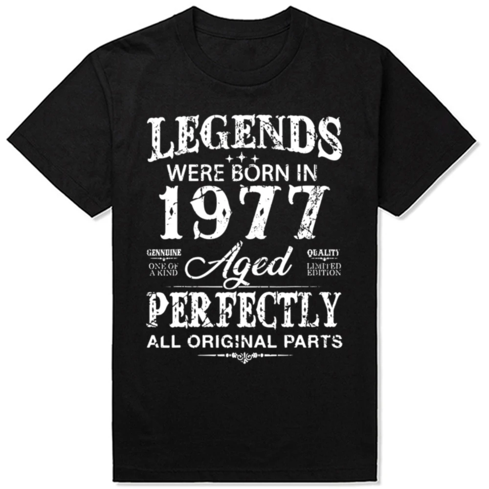 تي شيرت فكاهي كلاسيكي كبير الحجم للرجال والنساء ، تي شيرت غير رسمي على الموضة ، قطن ، فضفاض مناسب ، بعمر 47 عامًا #1