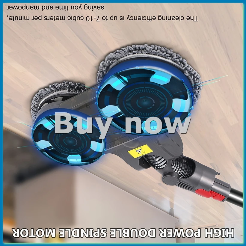 

Electric Cleaning for V7 V8 V10 V11 Cordless Vacuum Cleaner Wet & Dry Mop Cleaning Head with Water Tank-A33R