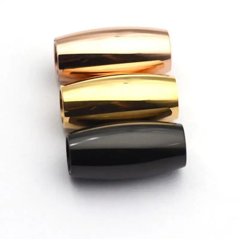 10pcs Stainless Steel Magnetic Clasps 3mm 4mm 5mm 6mm Clasp For Leather Cord Magnet Lace Buckle Jewelry Diy Making Bracelet Bulk