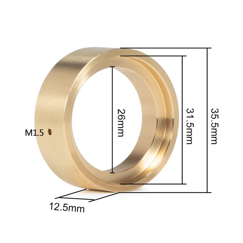 B50B-4 Elementy Beadlock Obręcz Koła Wewnętrzny Obciążnik Pierścień Zaciskowy 9780 140G Mosiężne Akcesoria RC Do TRX4M 1/18 RC Crawler Car Upgrade