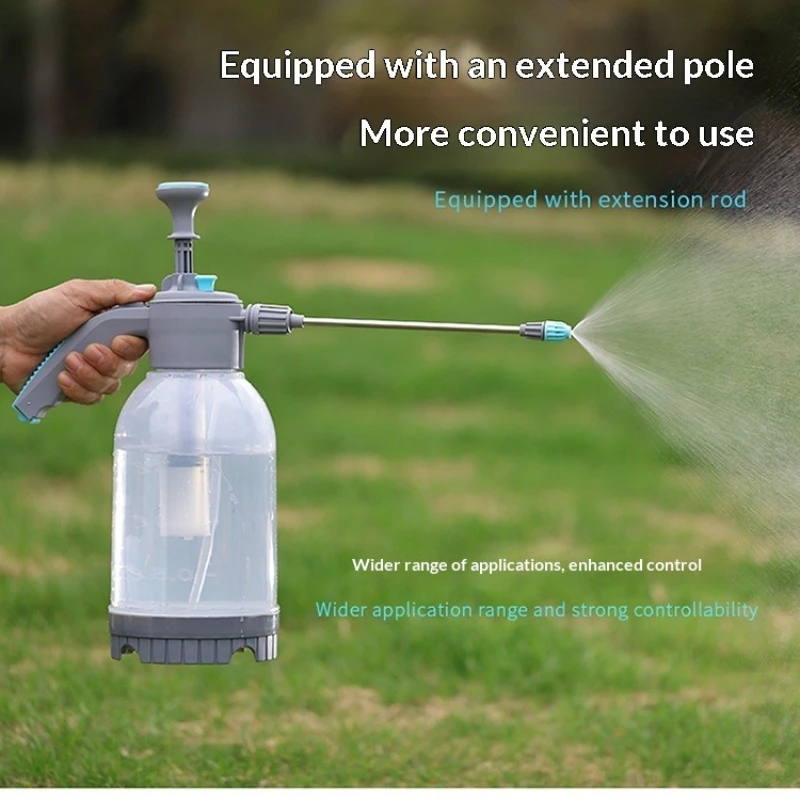 Hand-Pressed Thick Plastic Spray Bottle for Gardening Flower Watering Home Use Cleaning - Handheld Garden Sprayer