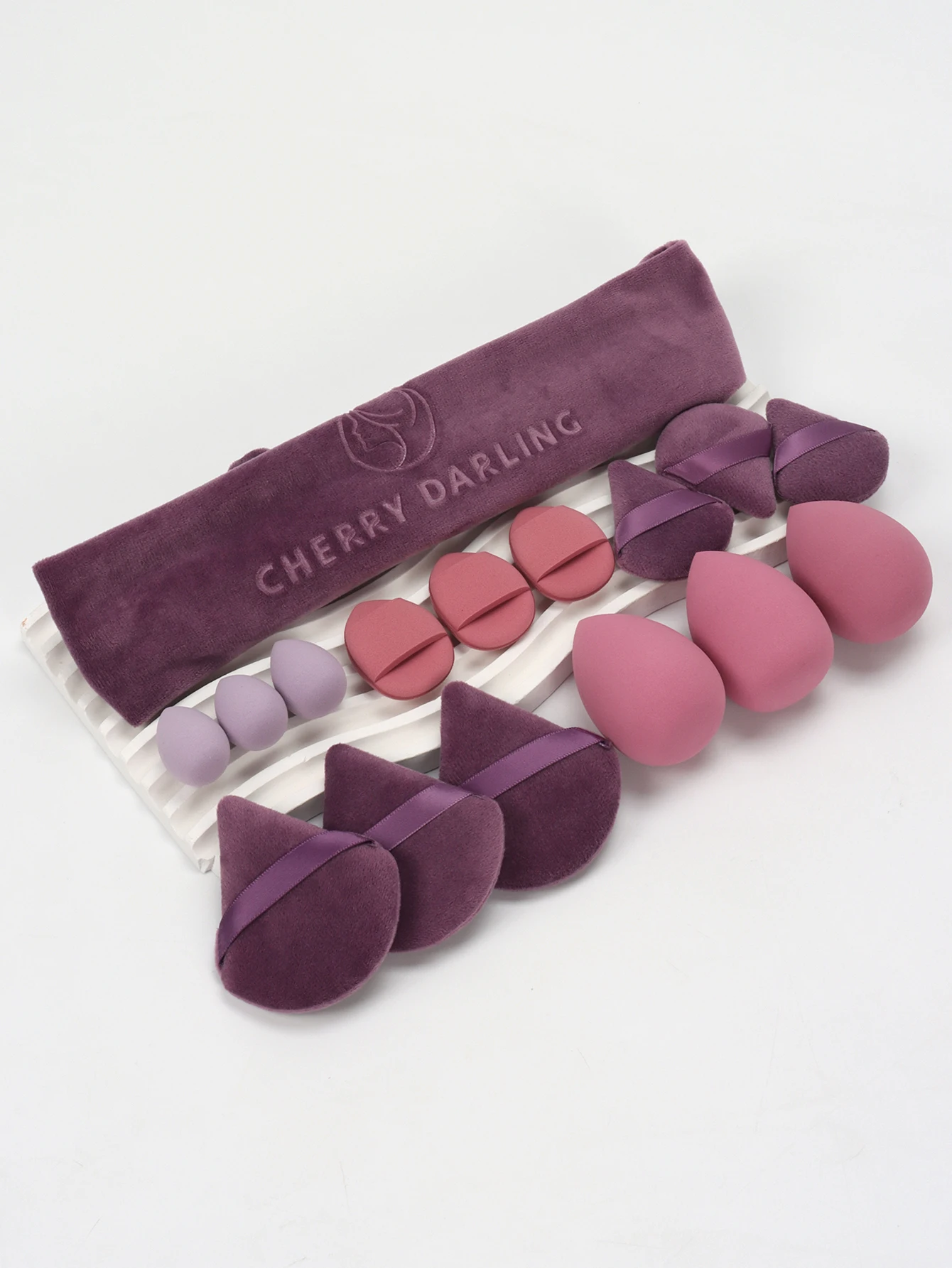 Lässiges Haarband, 16-teiliges Set, Gesichtsreinigung, Gesichtsreinigung, Make-up-Entfernung, Reisen, geeignet für alle Hauttypen