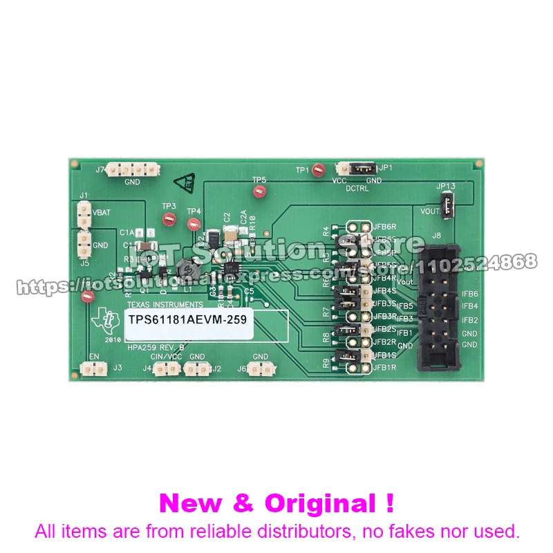 TPS61181AEVM-259 — Evaluation Module for TPS61181A Six Strings LED Driver