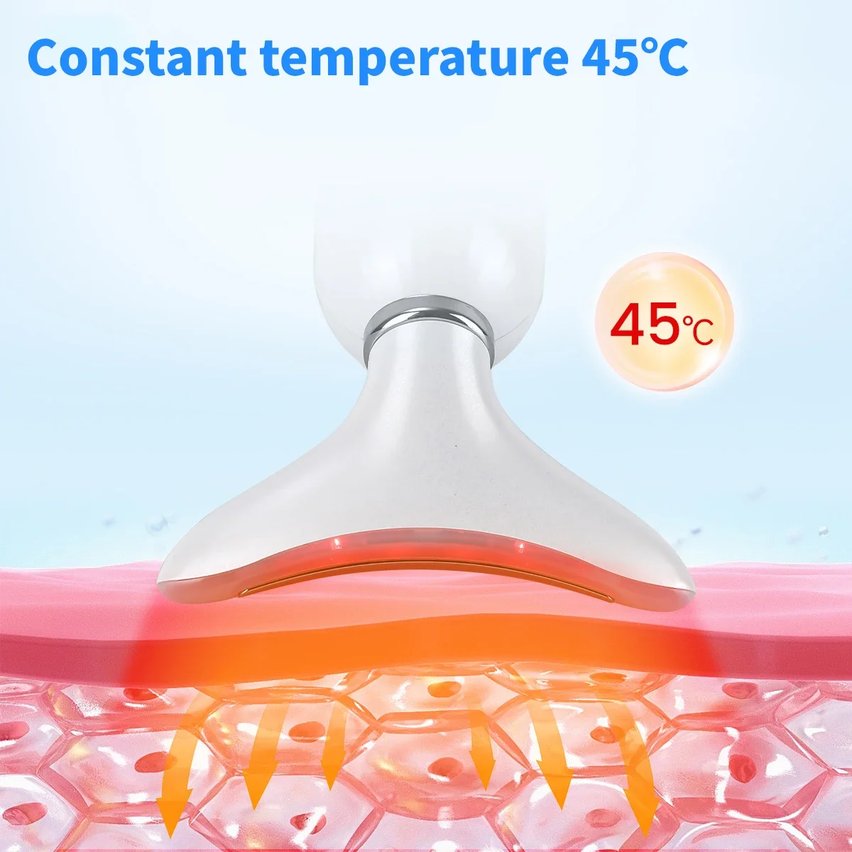 Dispositivo de terapia de fótons de microcorrente ems, quente e fresco, linha v, máquina de levantamento de rosto e pescoço, antirrugas, removedor de queixo duplo, cuidados de beleza