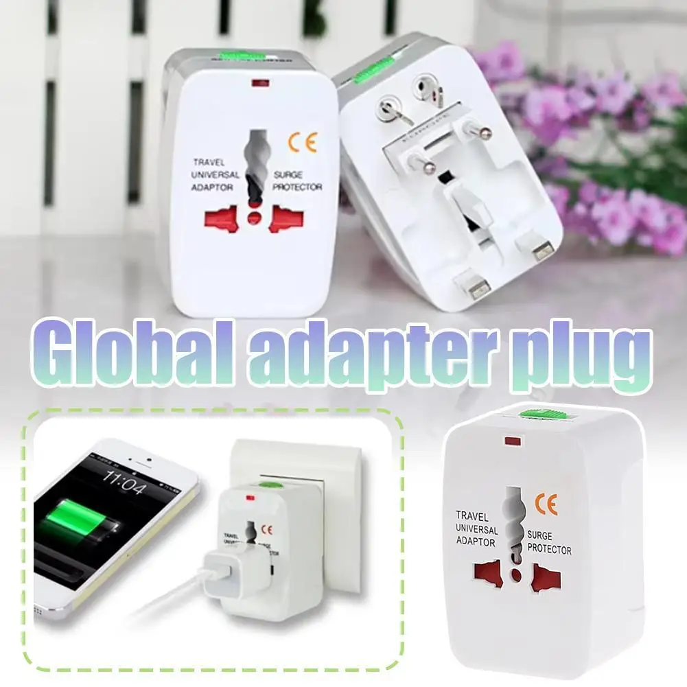 International Adapter for EU US UK AU Universal Plug Charger World Travel Adapter Power Conversion Multi Functiona AC Charger