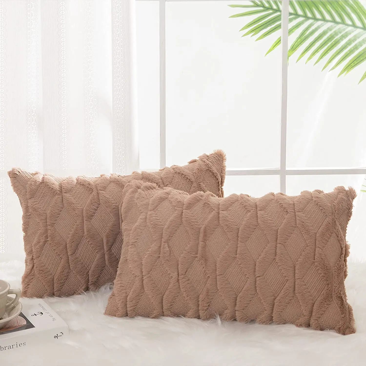 Funda Cojin 30x50 Rectangular Pillow Cover Soft Plush Cushion Cover Living Room Sofa Pillowcase Home Decor Housse Coussin
