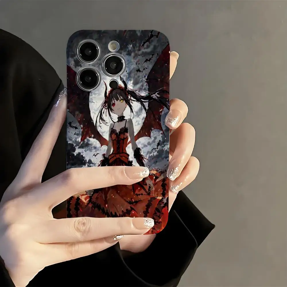 

Kurumi Tokisaki Phone Case Film Korean INS For IPhone 16 15 14 13 12 11 Pro Max Plus Luxury Cover