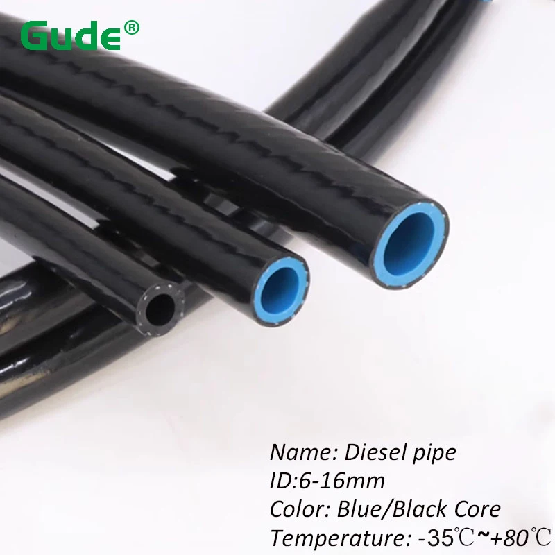 1Meter TPU Resin Oil Pipeline Diesel Hose 6/8/10/12/16mm High Temperature Pressure Explosion-Proof Fuel Hoses