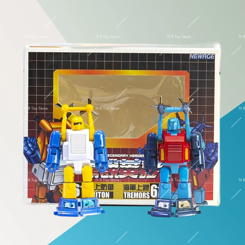

New Transformation Robot of Todete Newage Hovercraft Na H61 Triton & Na H61r Tremors Seaspray Action Figure in Stock